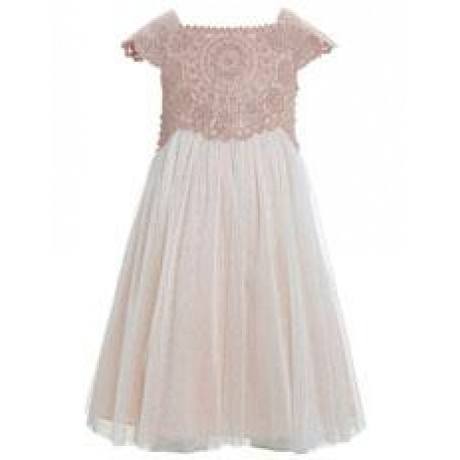 Estella glitzerndes Baby-Kleid Rosa