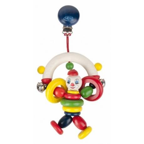 Kinderwagenschmuck "Clown am Ring"