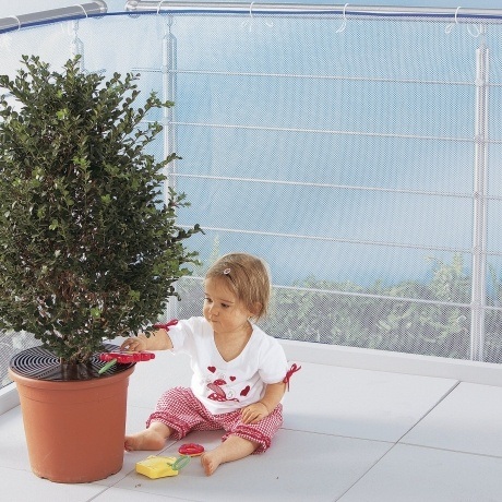 Balkon-Schutznetz