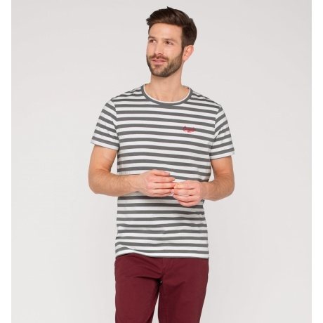 T-Shirt mit Streifenmuster