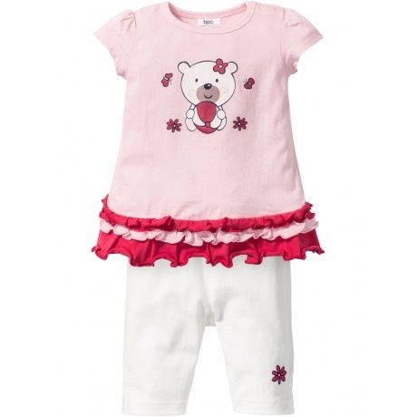 Baby Kleid + Leggings (2-tlg.) Bio-Baumwolle