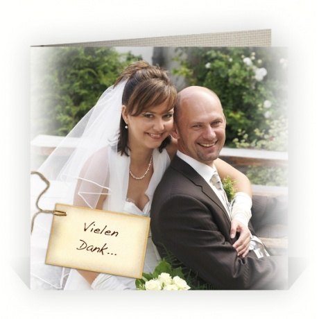 Dankeskarte Hochzeit