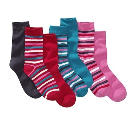 7 Paar Mädchen-Söckchen