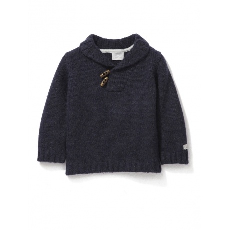 Baby-Pullover mit Schalkragen