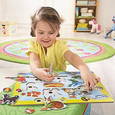 Haba Ratz-Fatz Entdecker-Puzzle Haustiere