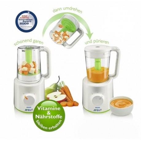 Dampfgarer und Mixer "SCF870/20"