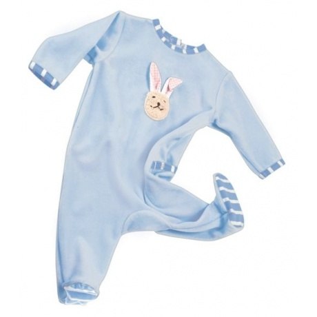 Nicki-Strampler weiß mit Hase, kbA