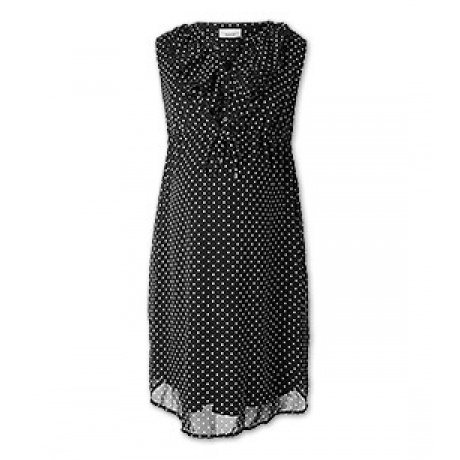 Damen Umstandskleid in schwarz / weiss