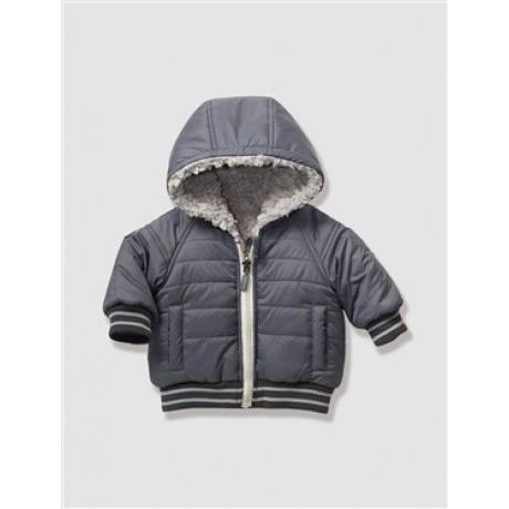 Wendbare Kapuzensteppjacke