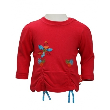 Longsleeve mit Knöpfkragen