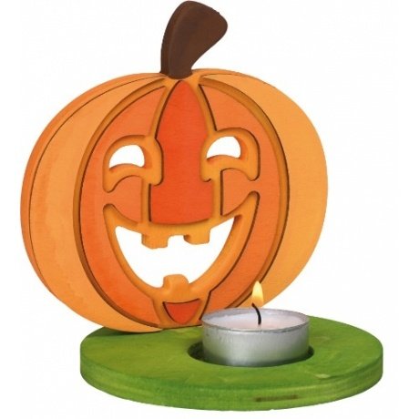 Teelichthalter  Kürbis