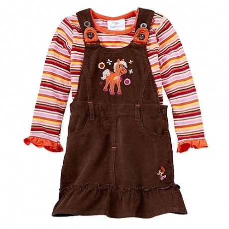 Baby-Kleid mit Langarmshirt