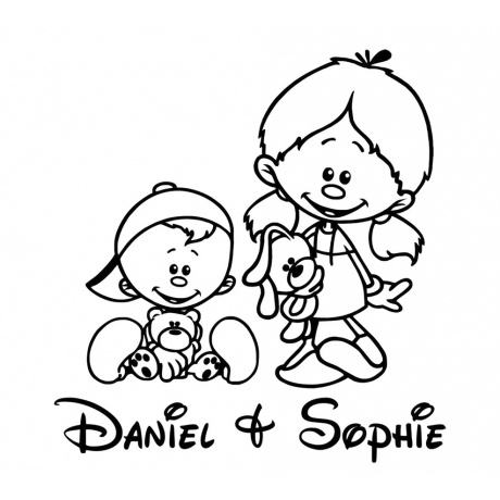 Auto-Aufkleber personalisierbar