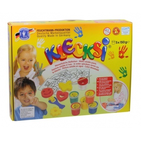 Klecksi Fingermalfarbe Kreativ Box