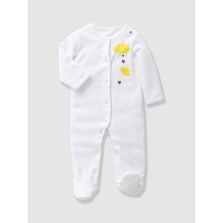 Baby Strampler "Wolke"