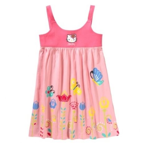 Kinder Kleid, Farbe pink + rosa