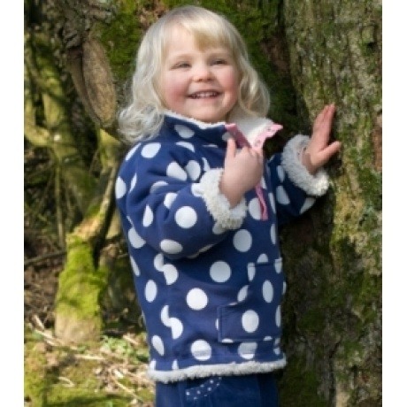 Mädchen Fleece Wendejacke