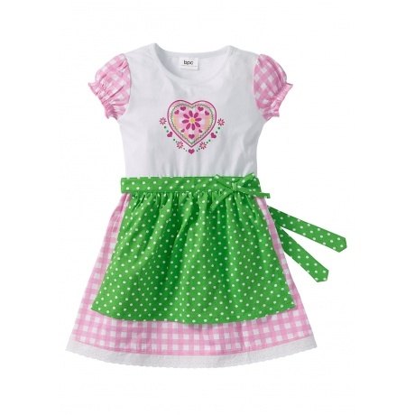 Kleid + Schürze Oktoberfest (2-tlg.)