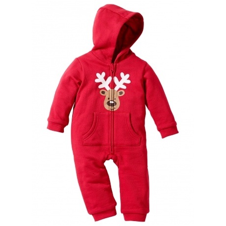 Baby Sweat Overall Bio-Baumwolle langarm