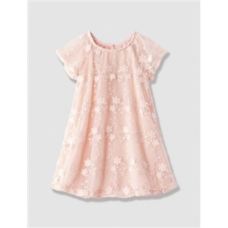 Zartrosa Babykleid