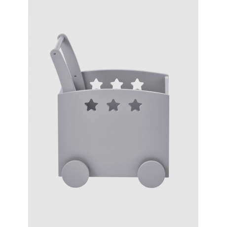 Fahrbare Spielzeugkiste mit Sternen