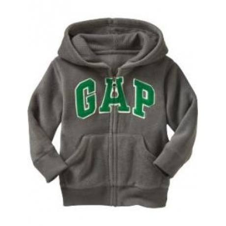 Fleece Logo-Kapuzenjacke