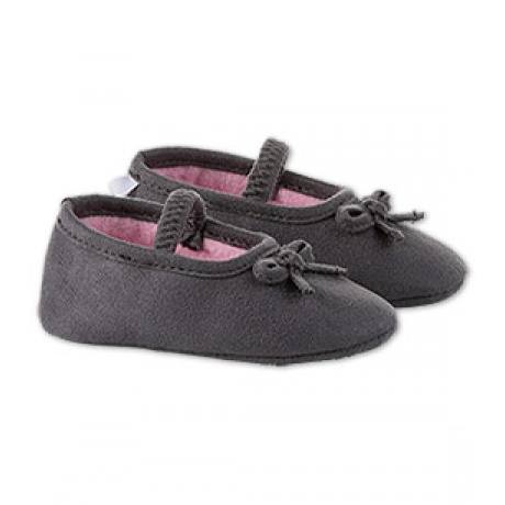 Baby Schühchen in dunkelgrau