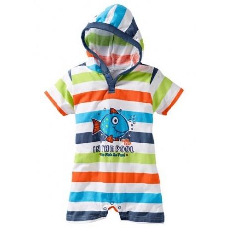 Baby Overall mit Kapuze