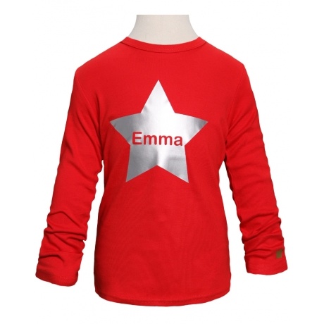 Langarmshirt mit Sternmotiv