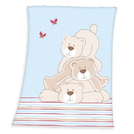 Babydecke "Bärenpyramide"