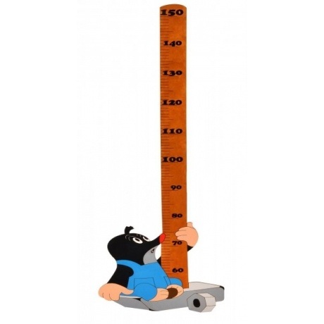 Messlatte "Maulwurf mit Hammer"