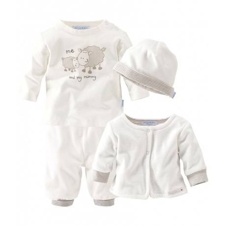 Shirt, Hose, Jacke & Mütze (Set, 4-tlg.)