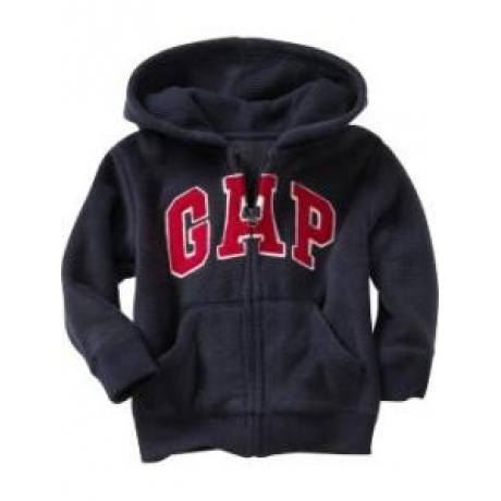 Fleece Logo-Kapuzenjacke