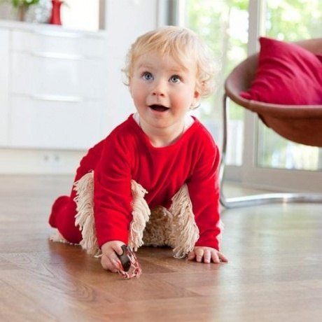 Babystrampler + Wischmop