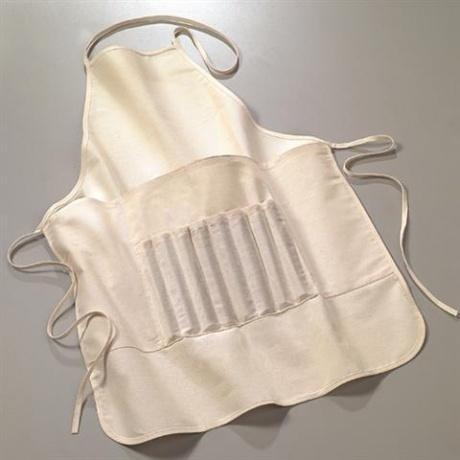 Schürze Baumwolle für Hobbymaler, mit Tasche