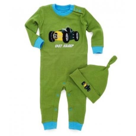 Strampler/Schlafanzug mit Mütze