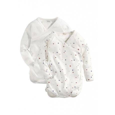 Langarm-Wickelbody 2-er Set