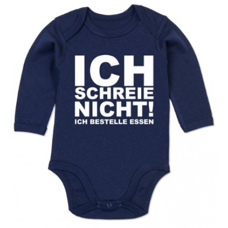 Ich schreie nicht, ich bestelle Essen - Strampler