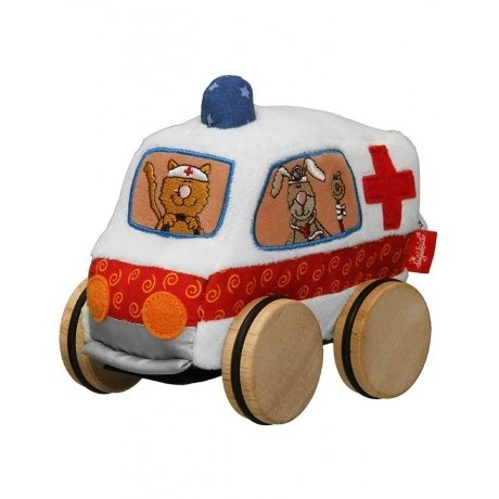 Nachzieh-Krankenwagen "Little Roadies" in natur