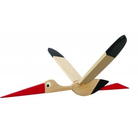 Schwingfigur großer Storch 