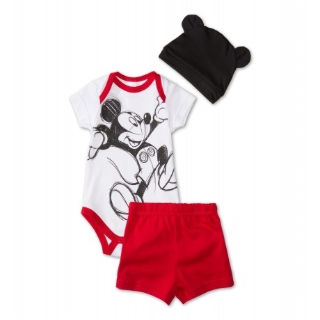 Mickey Mouse Baby-Set aus Bio-Baumwolle