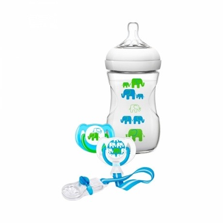 Geschenkset Flasche "Elefanten"