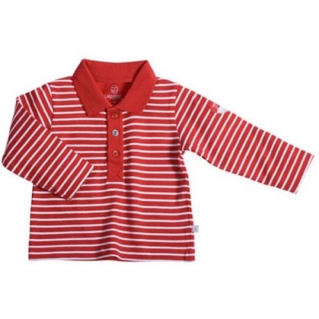 Langarm-Ringel-Poloshirt, kbA