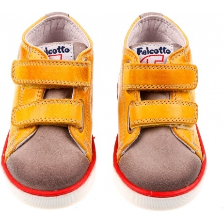 Halbschuhe bunt mit Klettverschluss