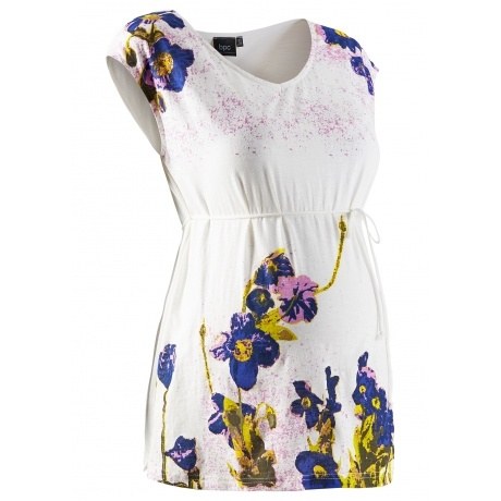 Festliches Umstandsmoden Shirt mit Blumenprint 