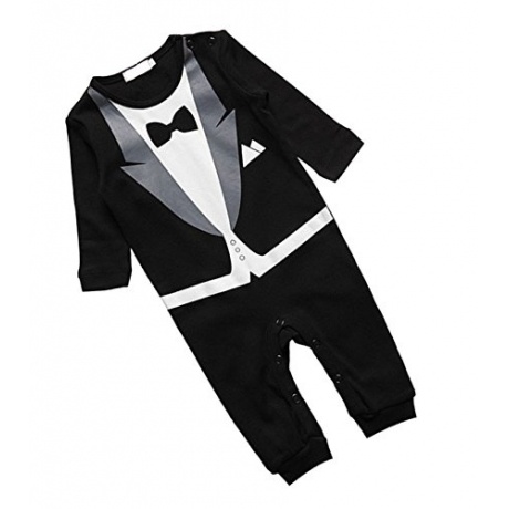 Baby Strampler Smoking für Jungen