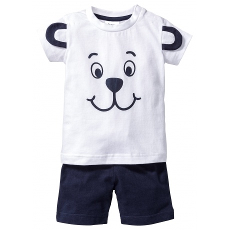 Baby T-Shirt + Bermuda (2-tlg.) Bio-Baumwolle