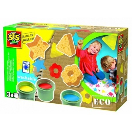 Fingerfarbe mit Bio Stempel