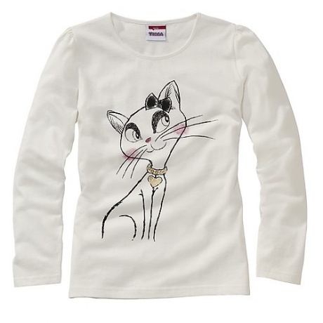 Mädchen-Langarmshirt