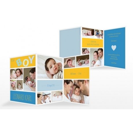 Geburtskarte "It's a Boy"